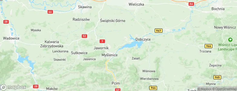Borzęta, Poland Map
