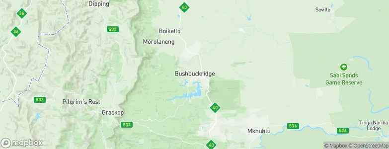 Bosbokrand, South Africa Map