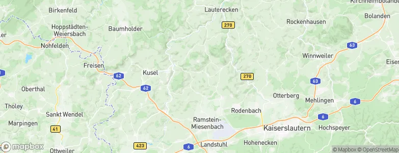 Bosenbach, Germany Map