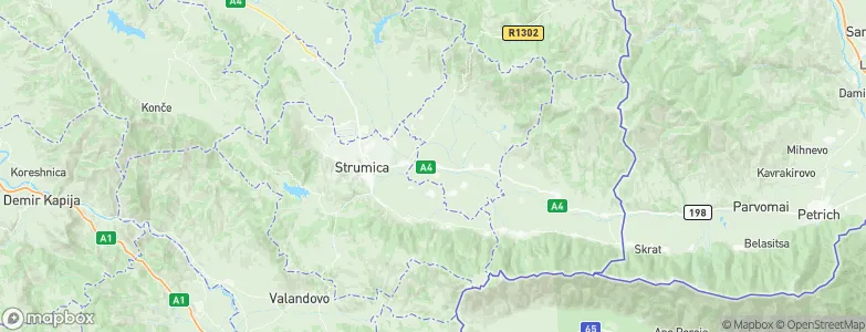 Bosilovo, Macedonia Map