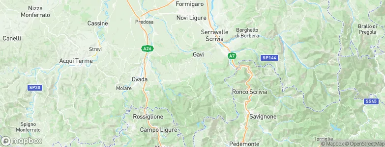 Bosio, Italy Map