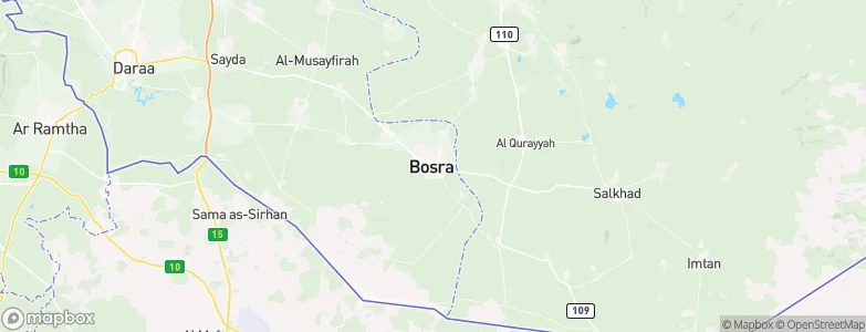 Bosra, Syria Map