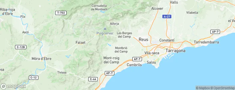 Botarell, Spain Map