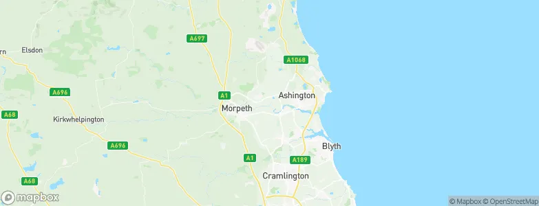 Bothal, United Kingdom Map