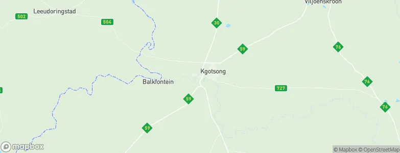 Bothaville, South Africa Map