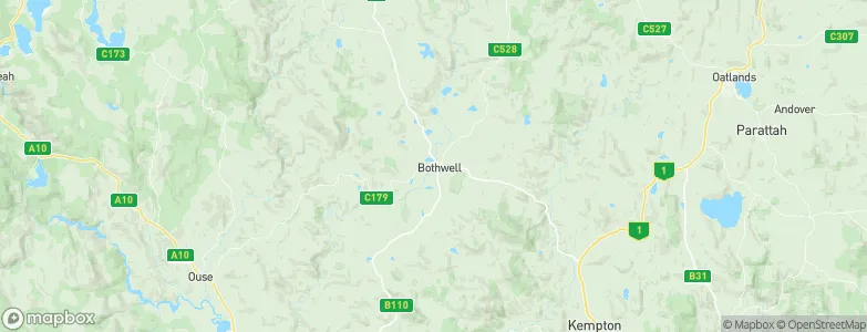 Bothwell, Australia Map