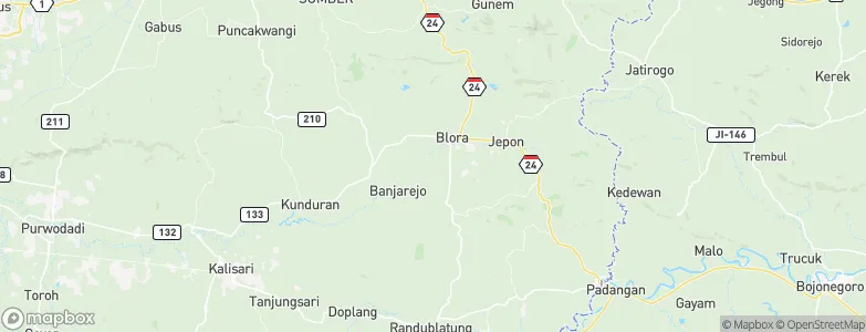 Boto, Indonesia Map