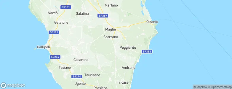 Botrugno, Italy Map