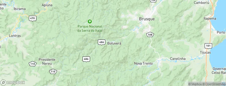 Botuverá, Brazil Map
