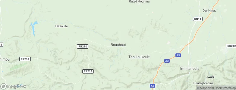 Bouabout, Morocco Map