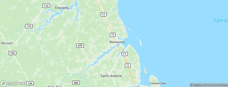 Bouctouche, Canada Map