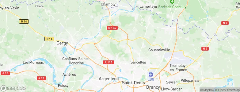 Bouffémont, France Map