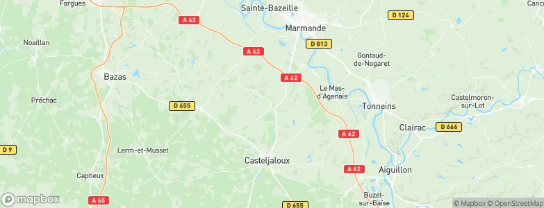 Bouglon, France Map