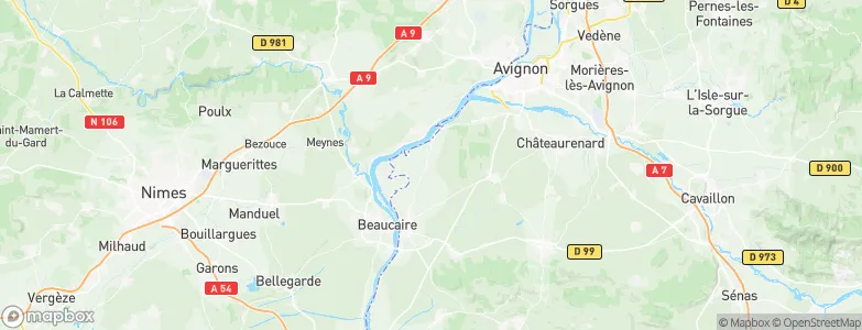 Boulbon, France Map