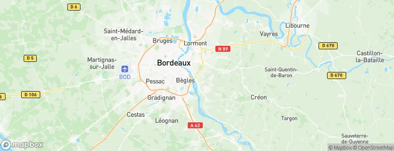 Bouliac, France Map