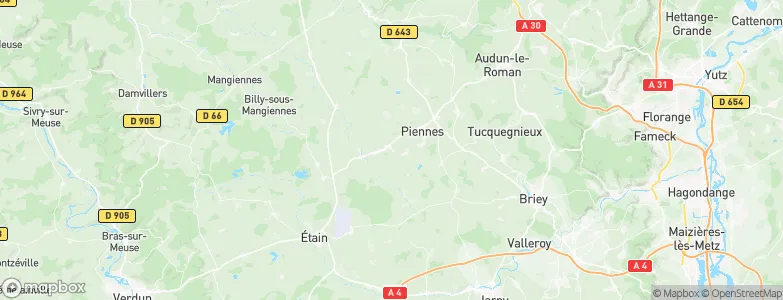 Bouligny, France Map