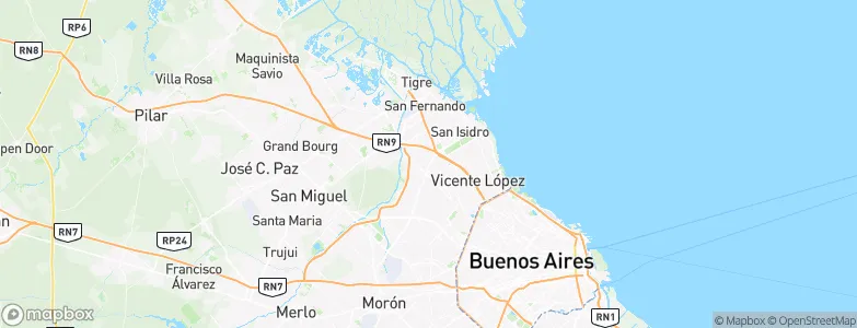 Boulogne, Argentina Map