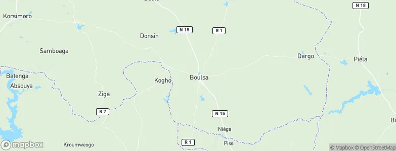 Boulsa, Burkina Faso Map