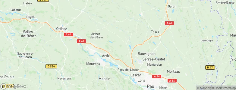 Boumourt, France Map