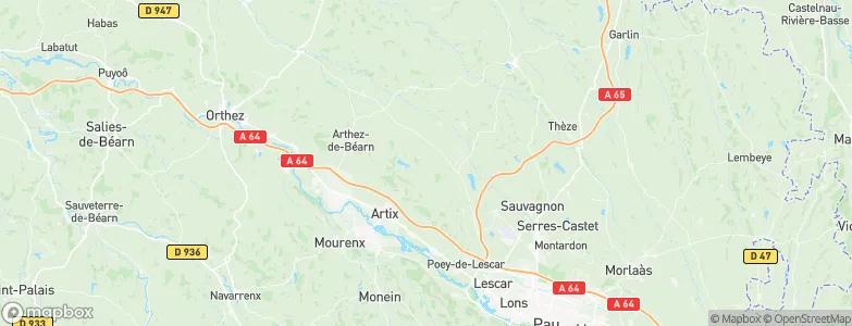 Boumourt, France Map