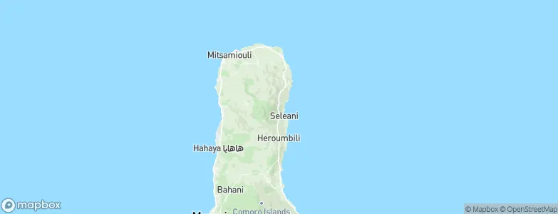 Bouni, Comoros Map