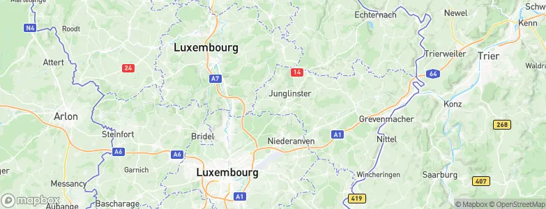 Bourglinster, Luxembourg Map
