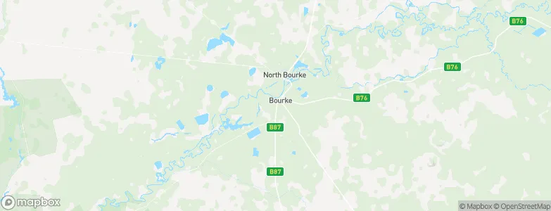 Bourke, Australia Map