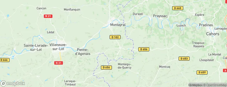 Bourlens, France Map