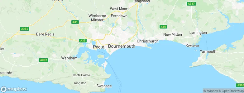 Bournemouth, United Kingdom Map