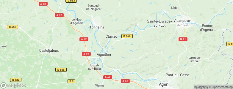 Bourran, France Map