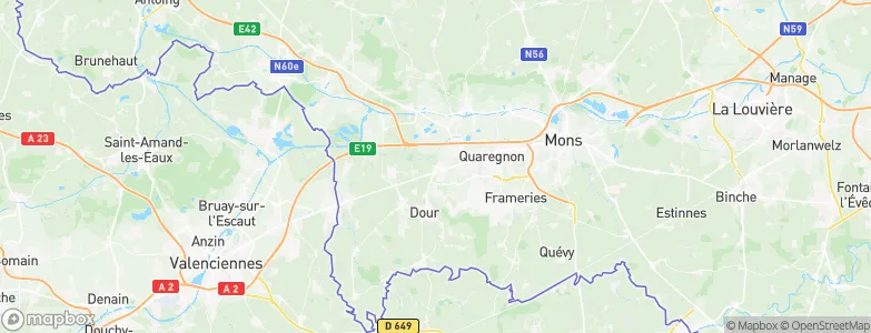 Boussu, Belgium Map