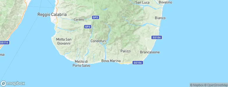 Bova, Italy Map