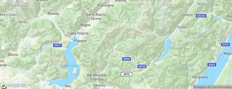 Bovegno, Italy Map