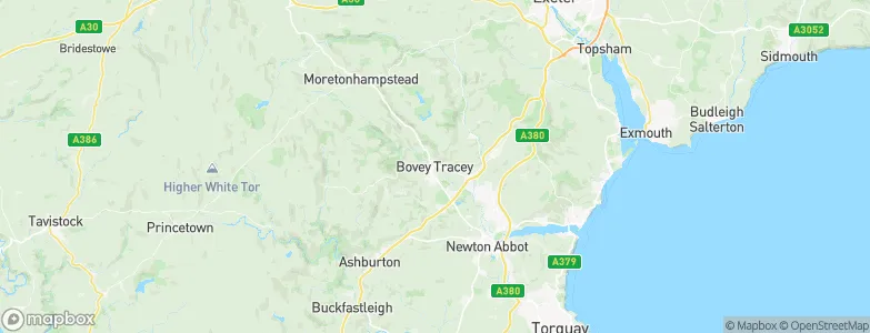 Bovey Tracey, United Kingdom Map