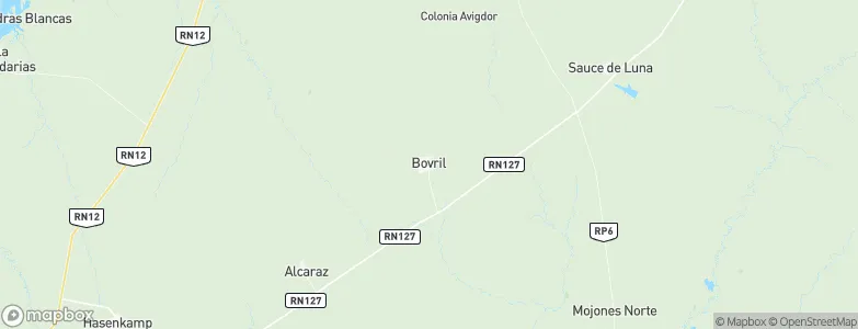 Bovril, Argentina Map