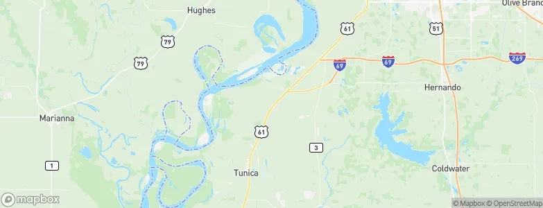 Bowdre, United States Map