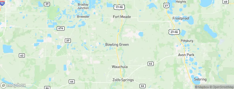 Bowling Green, United States Map