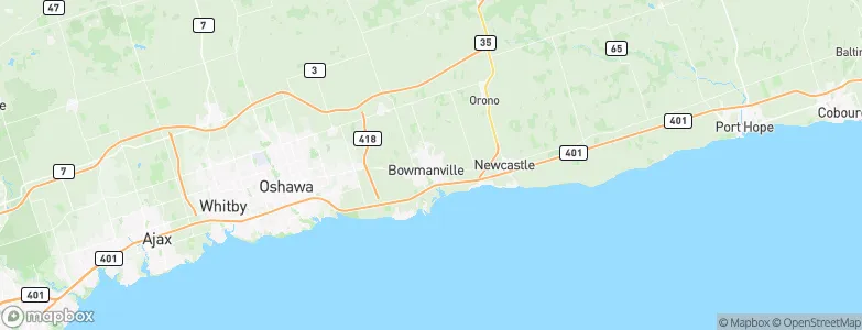 Bowmanville, Canada Map