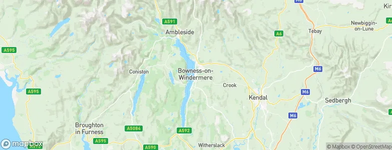 Bowness-on-Windermere, United Kingdom Map