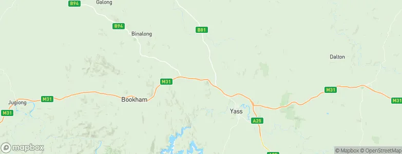 Bowning, Australia Map