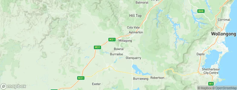 Bowral, Australia Map