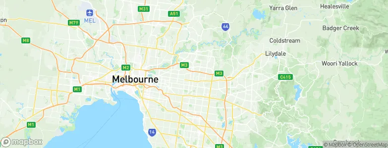 Box Hill North, Australia Map