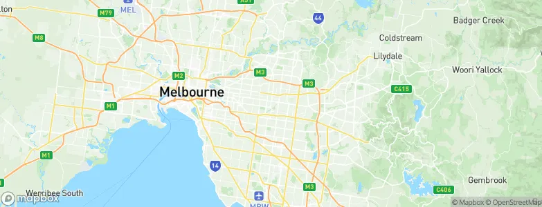 Box Hill South, Australia Map