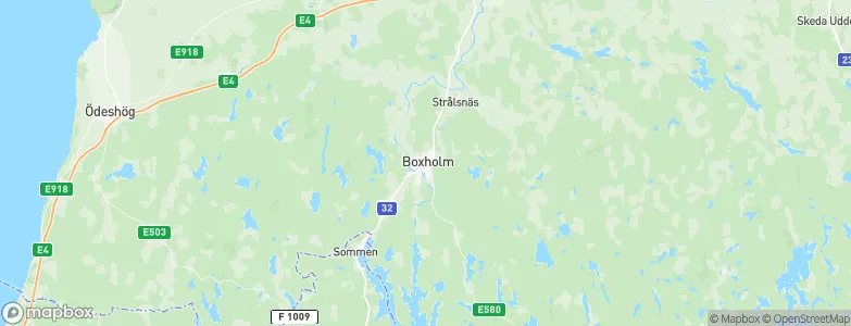 Boxholm, Sweden Map