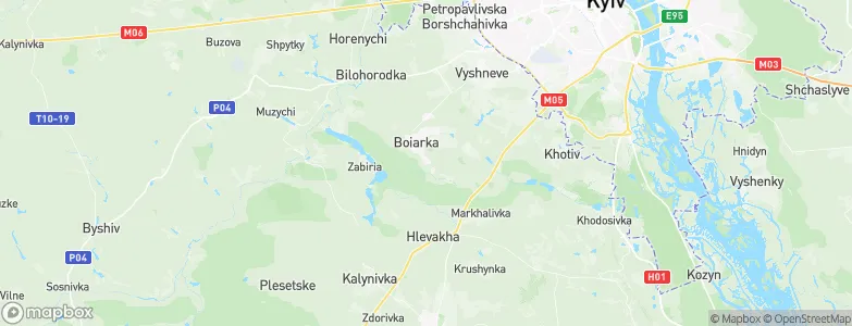 Boyarka, Ukraine Map