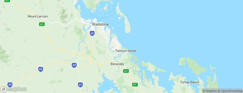 Boyne Island, Australia Map