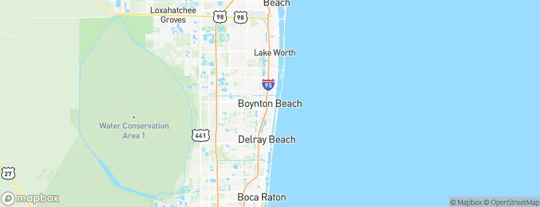 Boynton Beach, United States Map