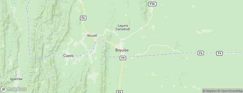 Boyuibe, Bolivia Map