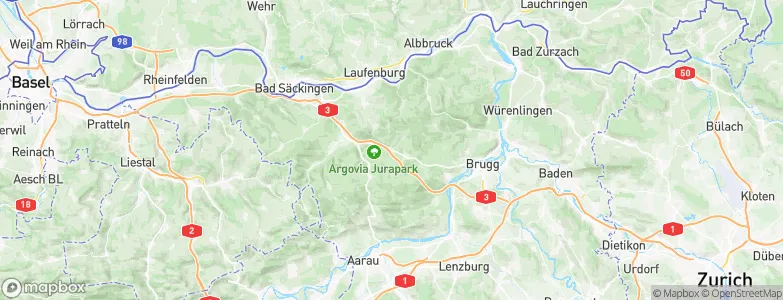 Bözen, Switzerland Map