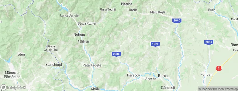 Bozioru, Romania Map